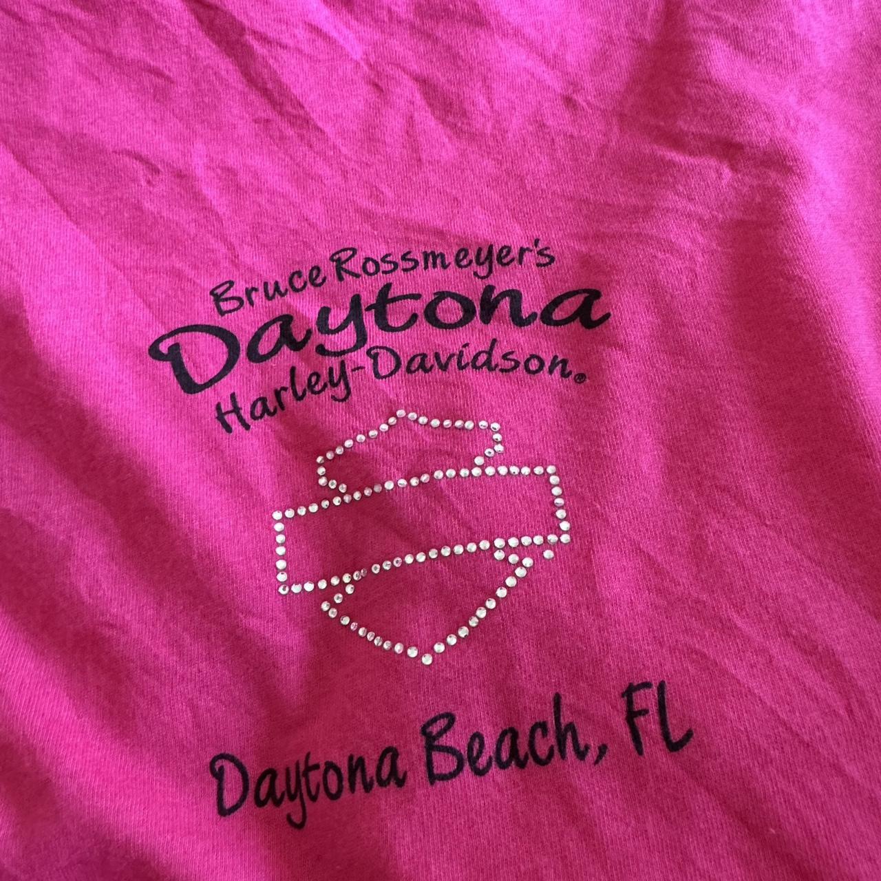 Harley Davidson pink tshirt M