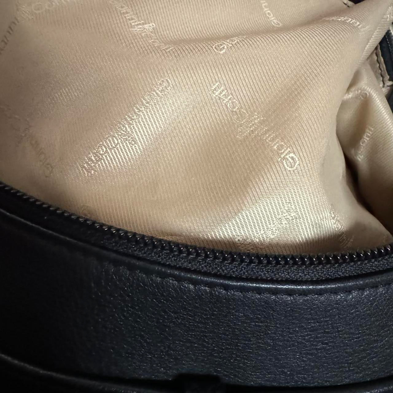 Gianni conti black leather bag