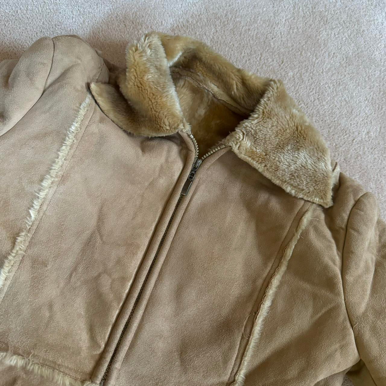 00s tan Afghan coat M
