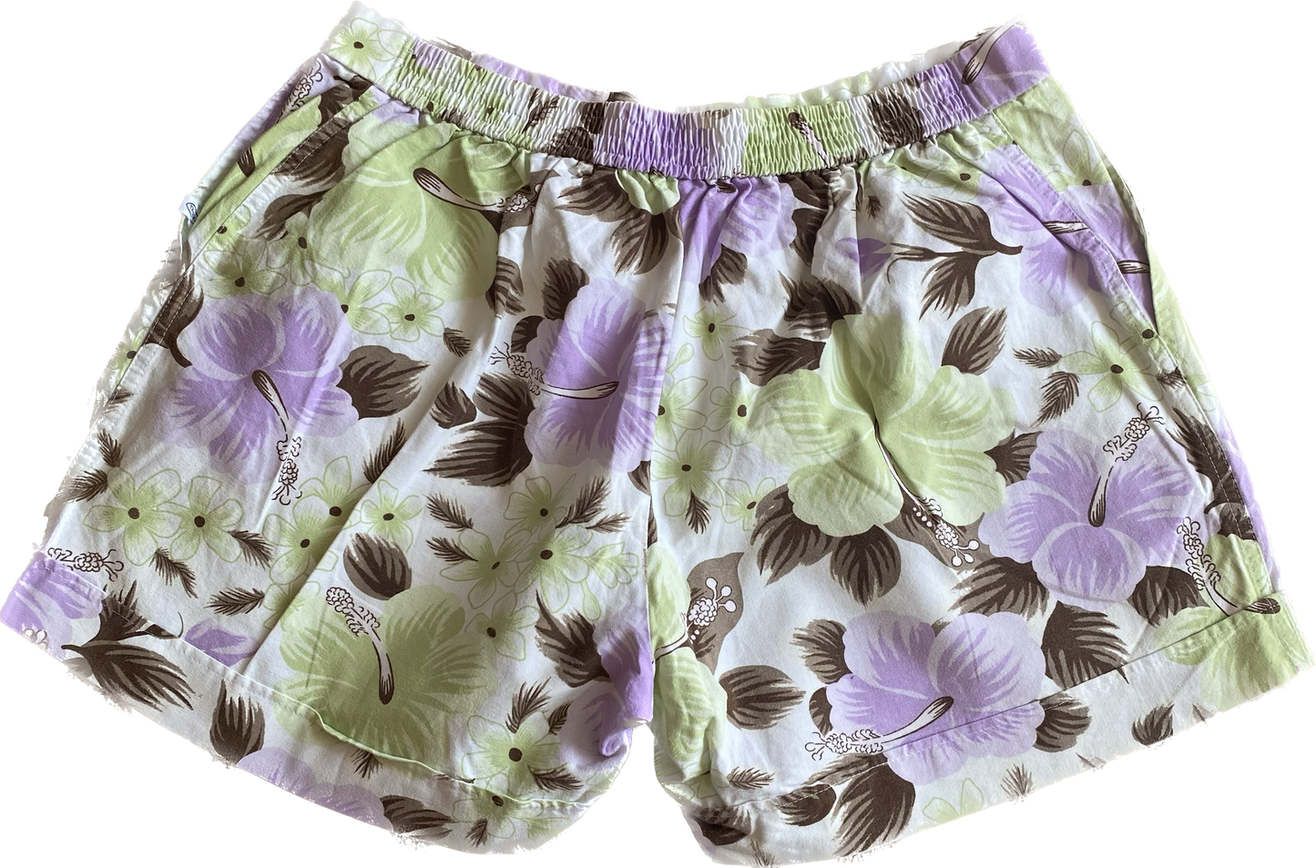 Floral high waisted shorts w32”