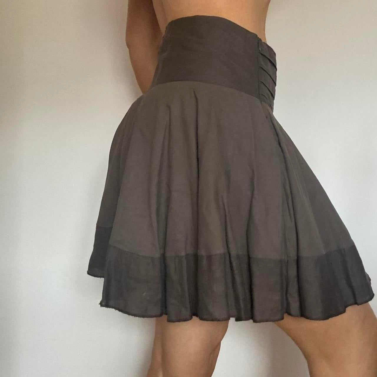 Brown skirt w32
