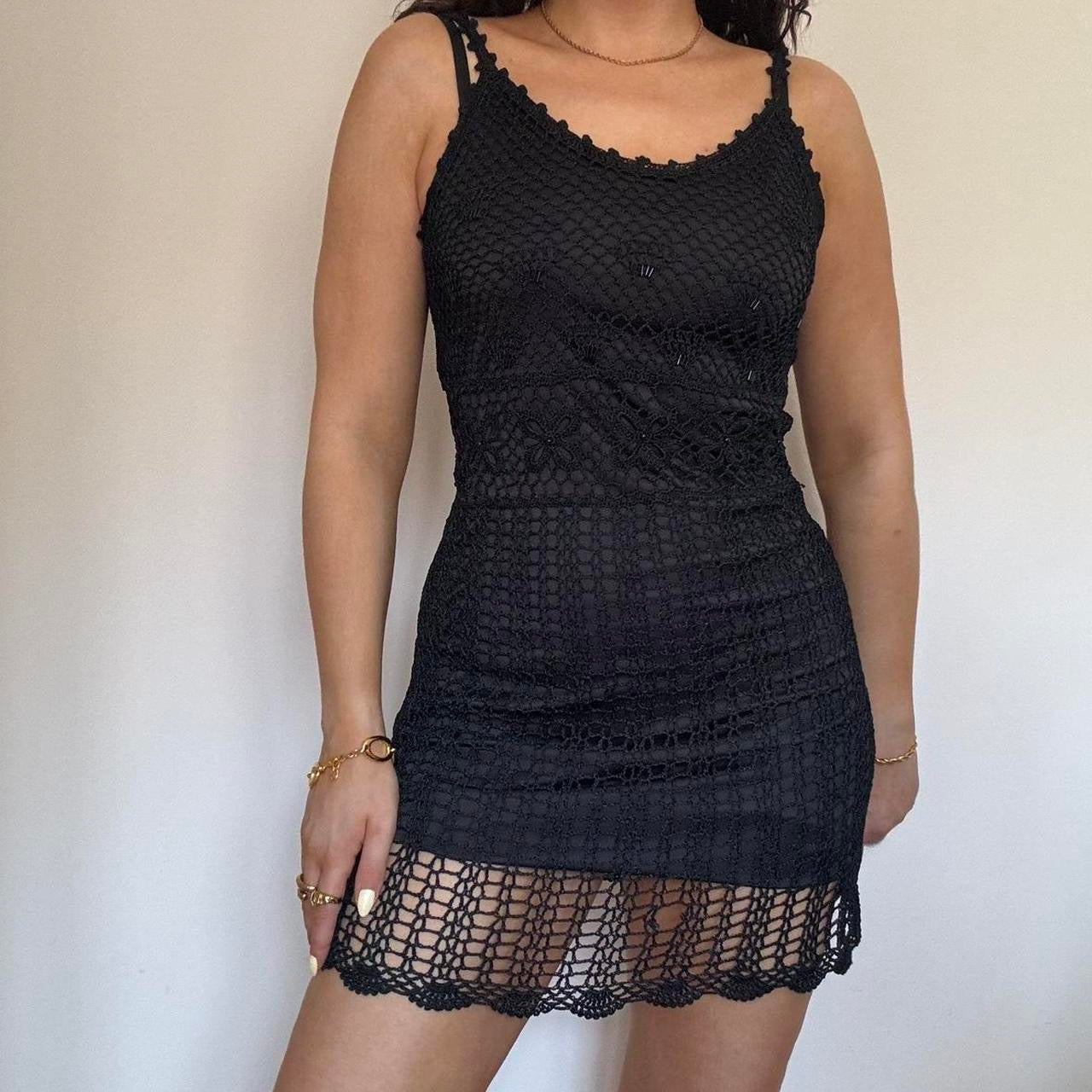 00s crochet dress XS/S