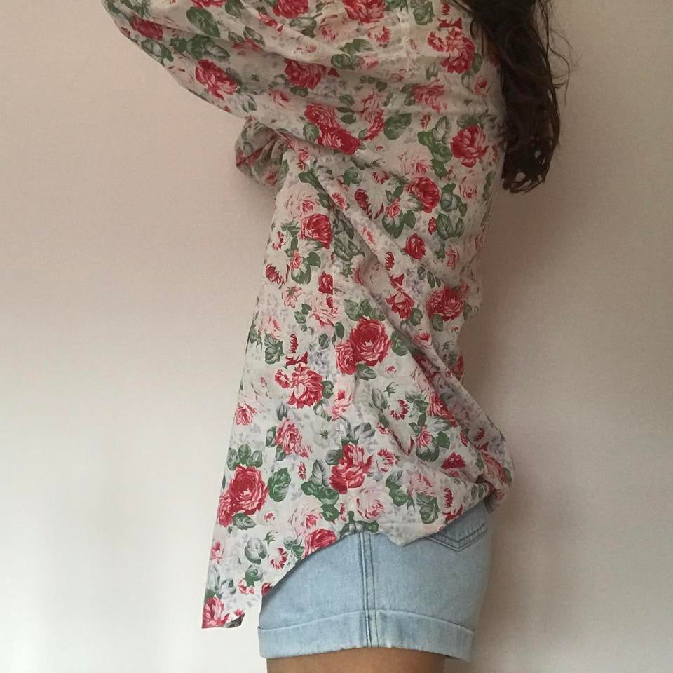 United Colors of Benetton floral shirt medium