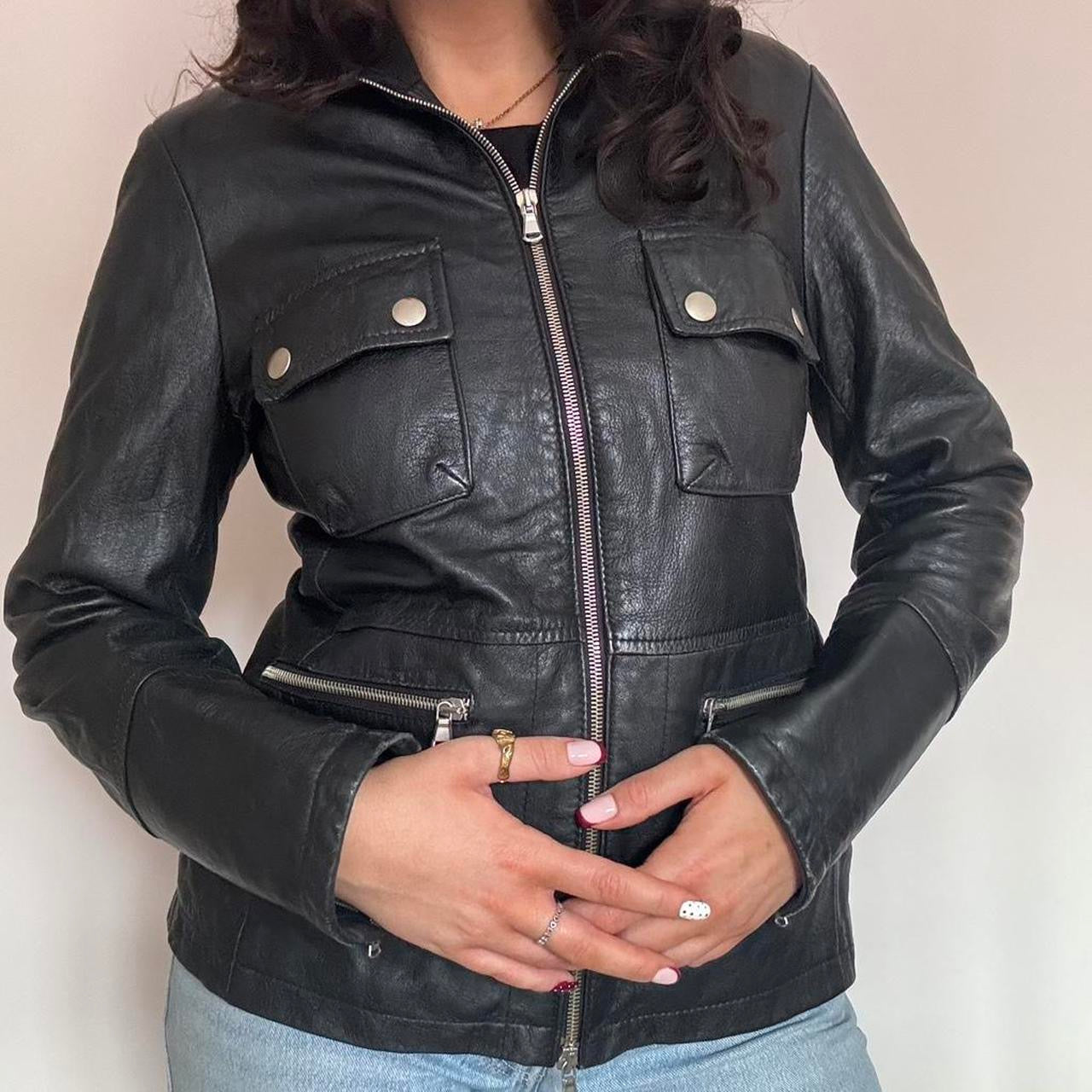 Leather jacket S