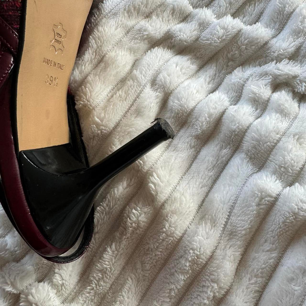 Italian leather heels 6.5