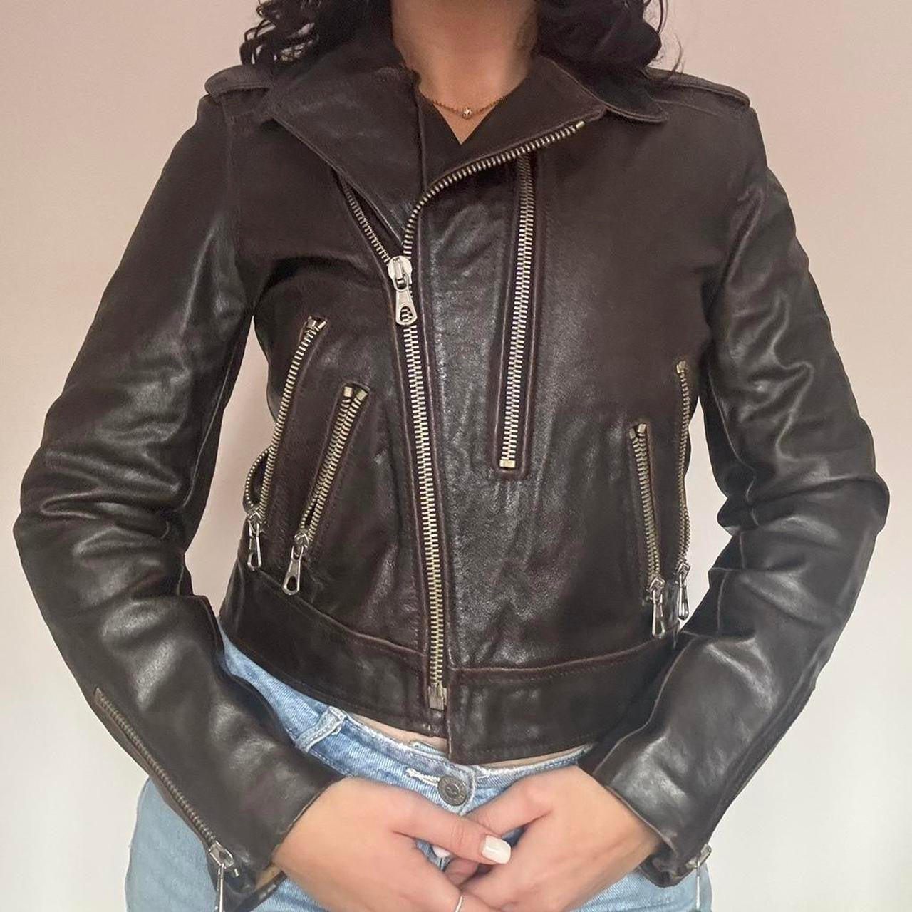 Leather jacket S
