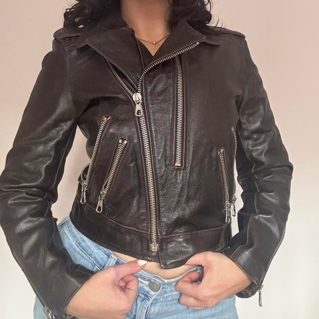 Leather jacket S