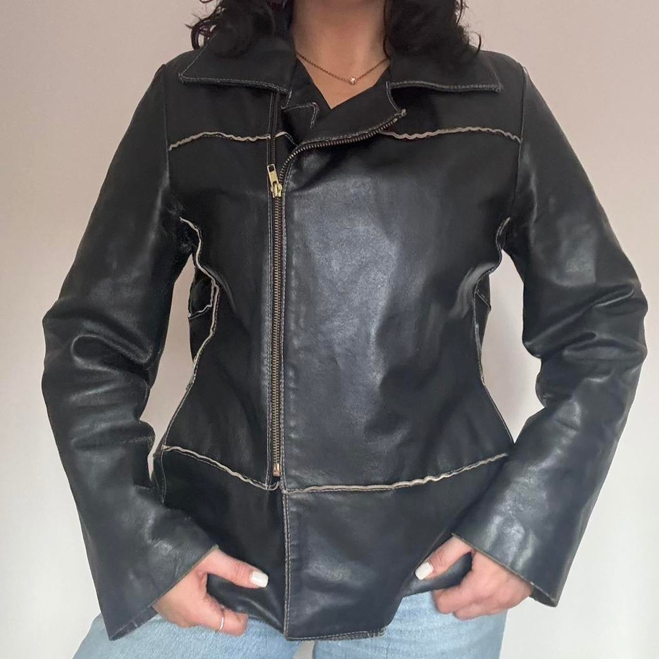 Leather jacket S