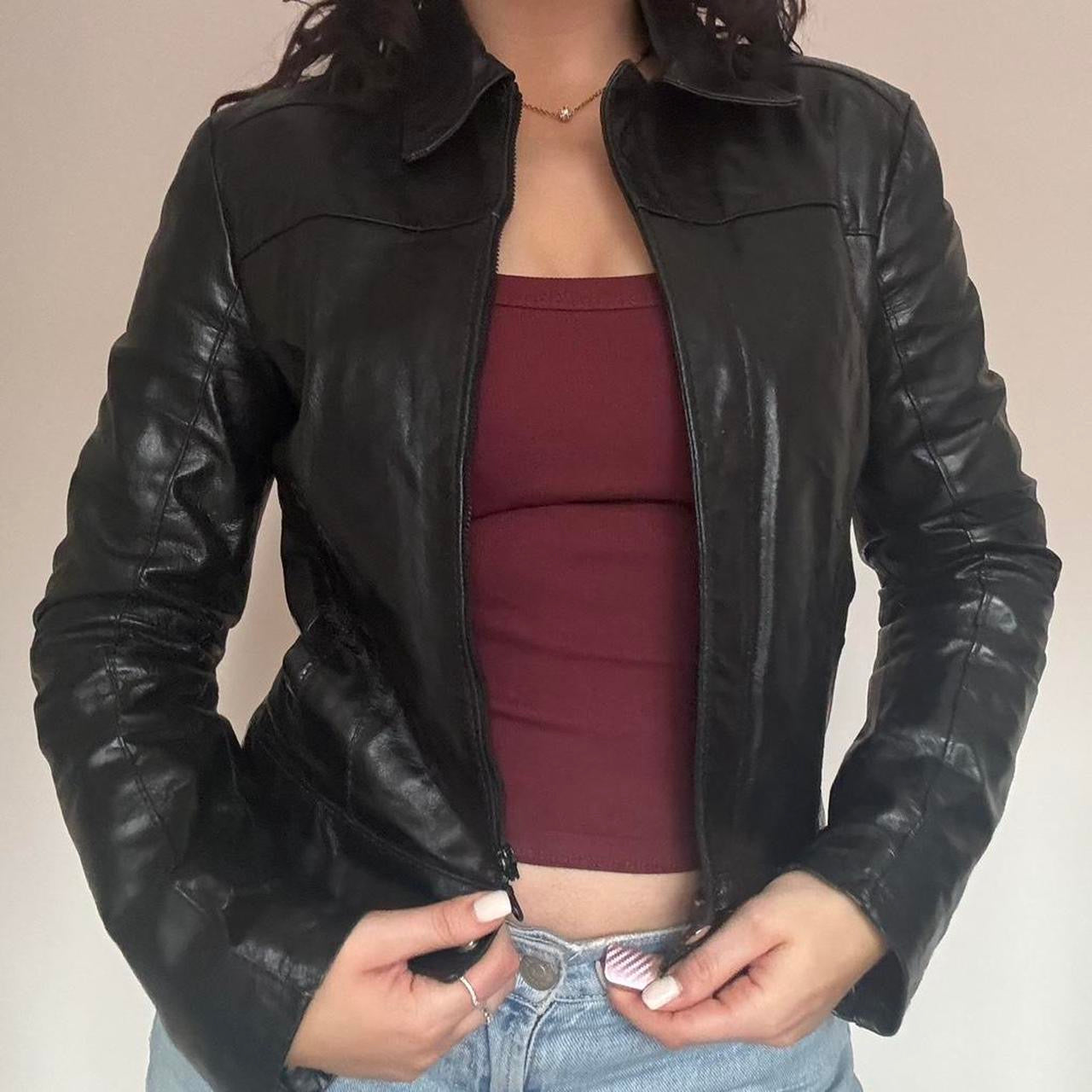 Leather jacket S