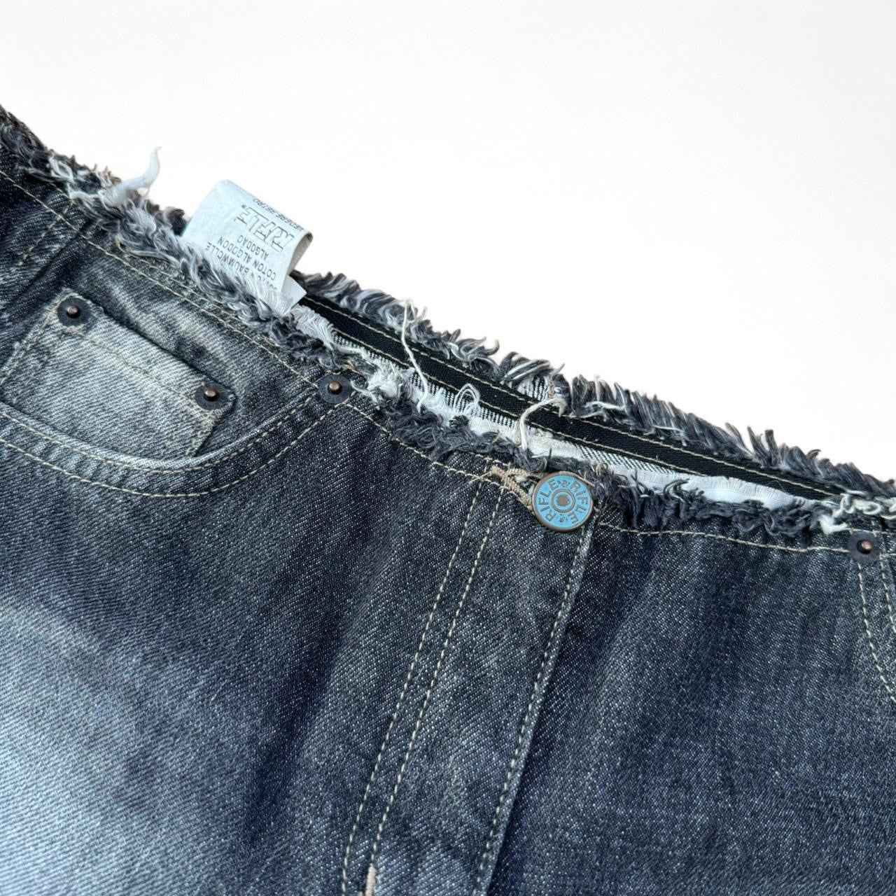 00s denim maxi skirt w34