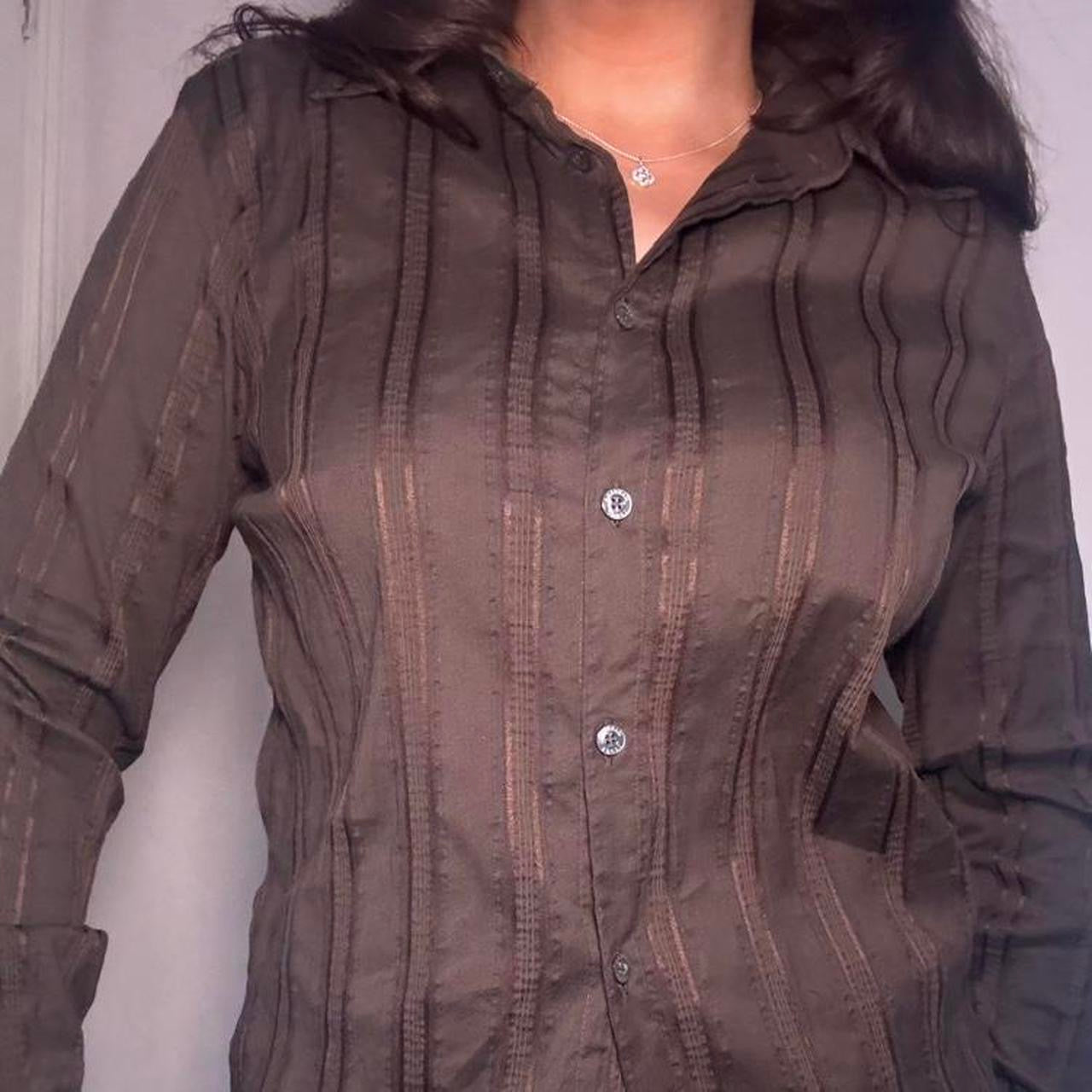 00s marella brown shirt M