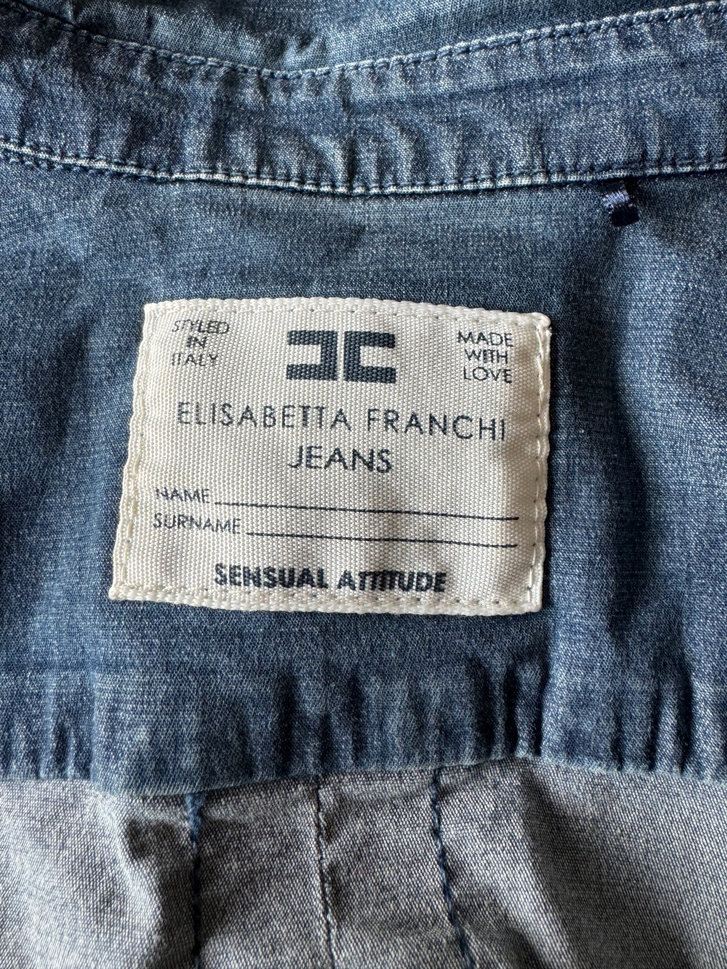 Elisabetta Franchi denim shirt 4/6