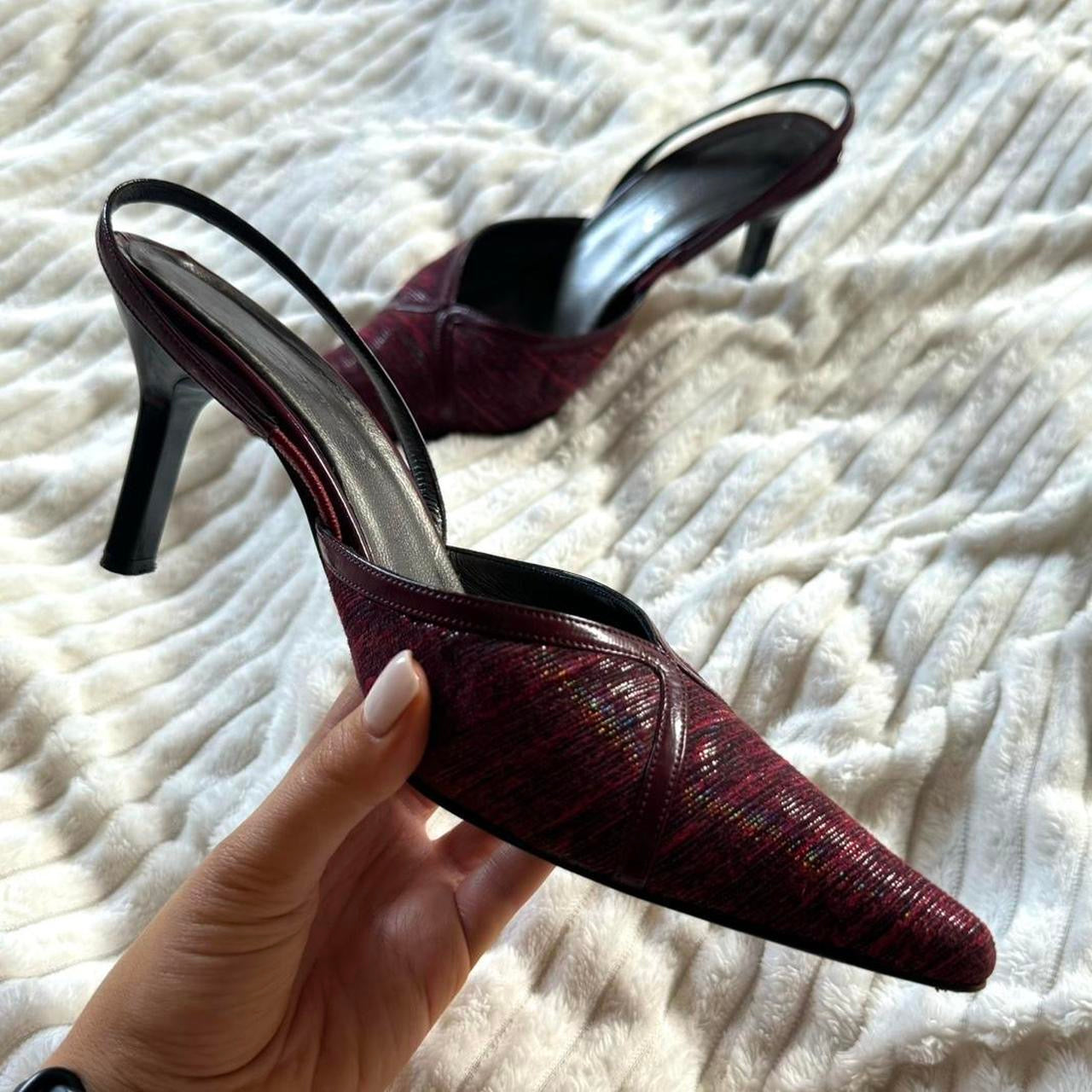 Italian leather heels 6.5