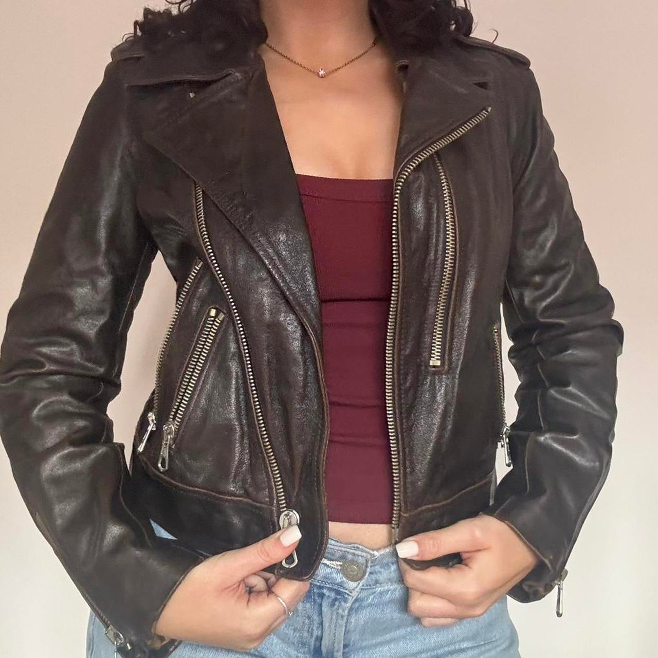 Leather jacket S