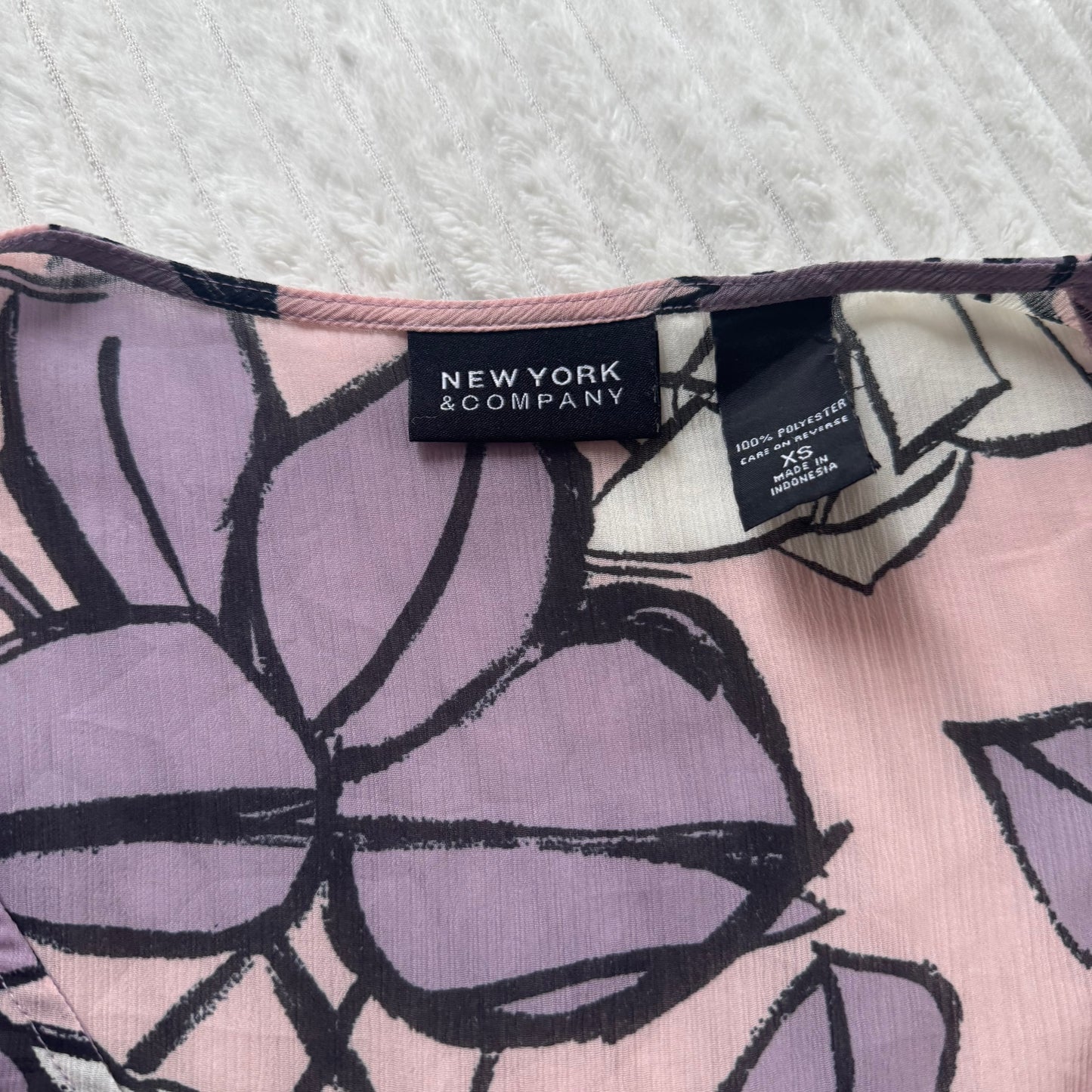 Floral sheer blouse XS