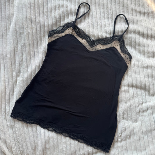 00s black lace cami S/M