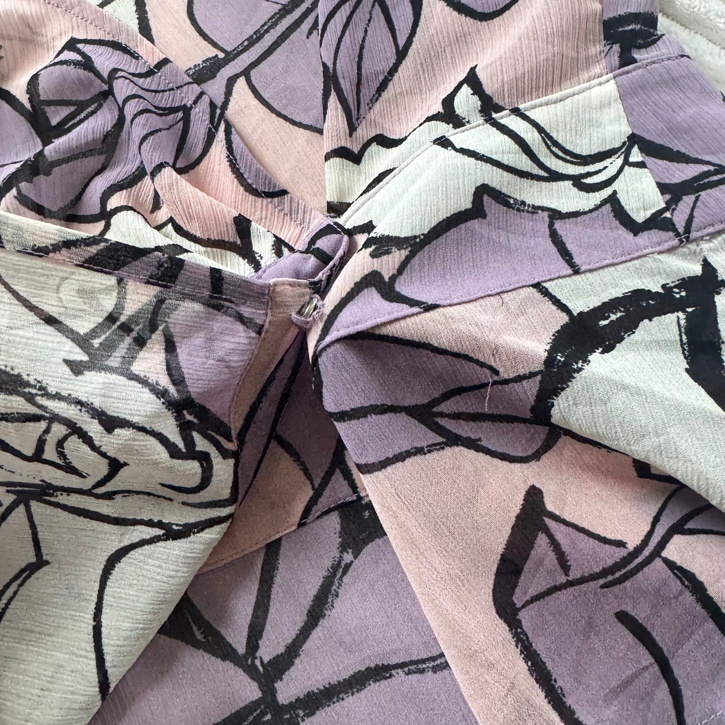 Floral sheer blouse XS