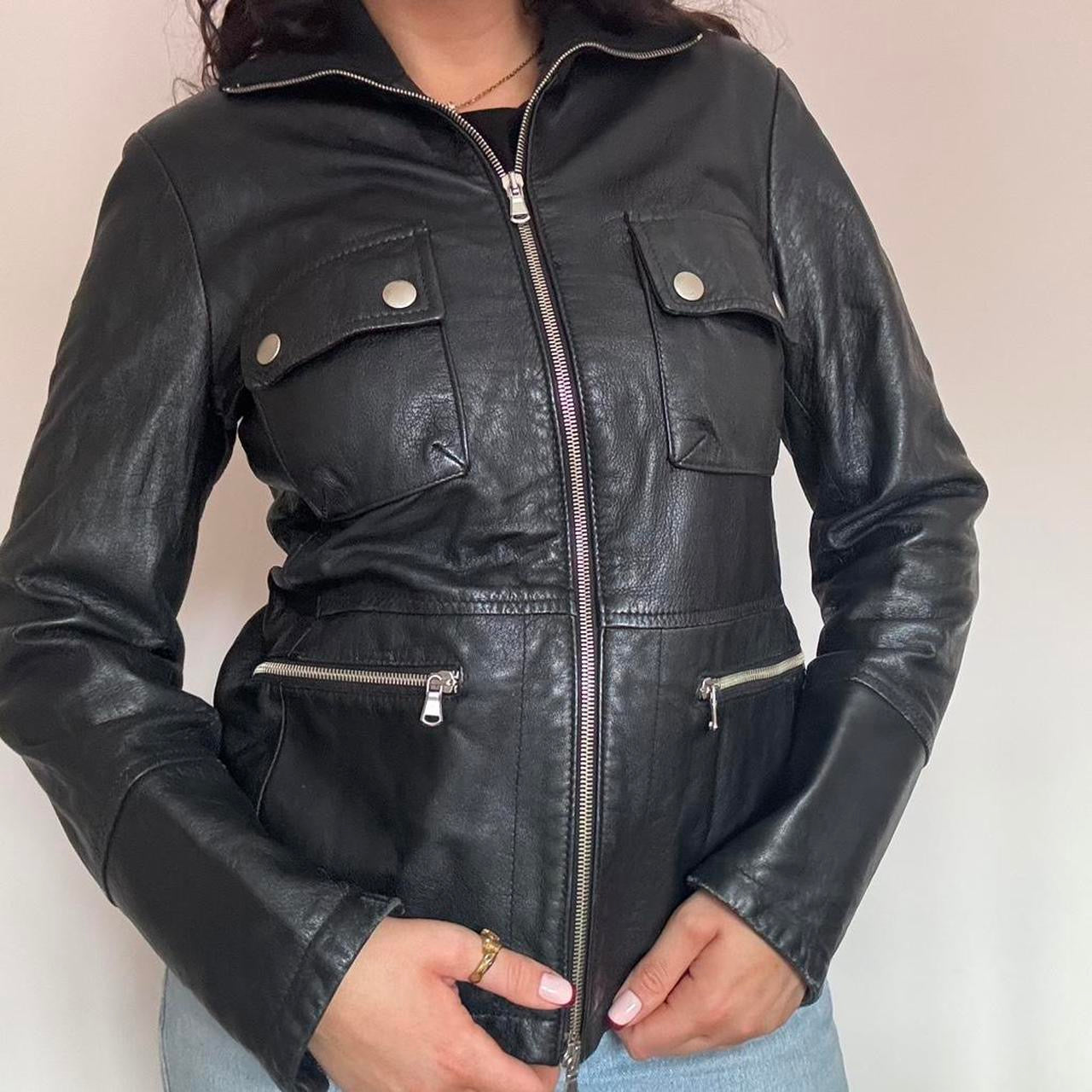 Leather jacket S