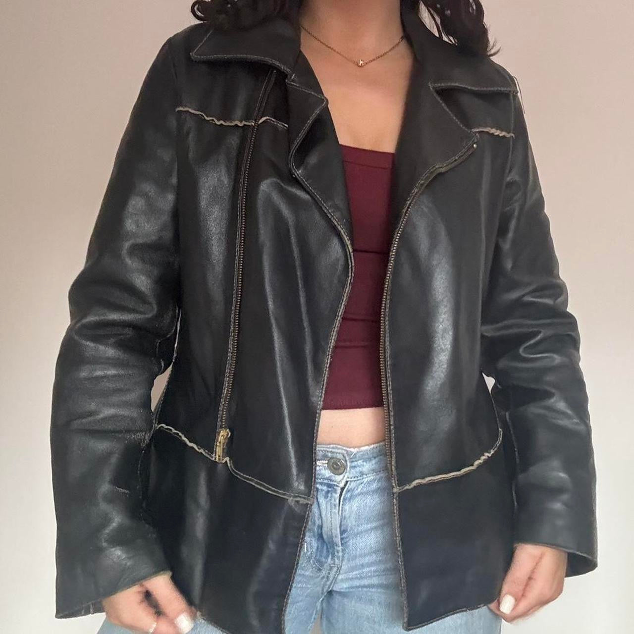 Leather jacket S