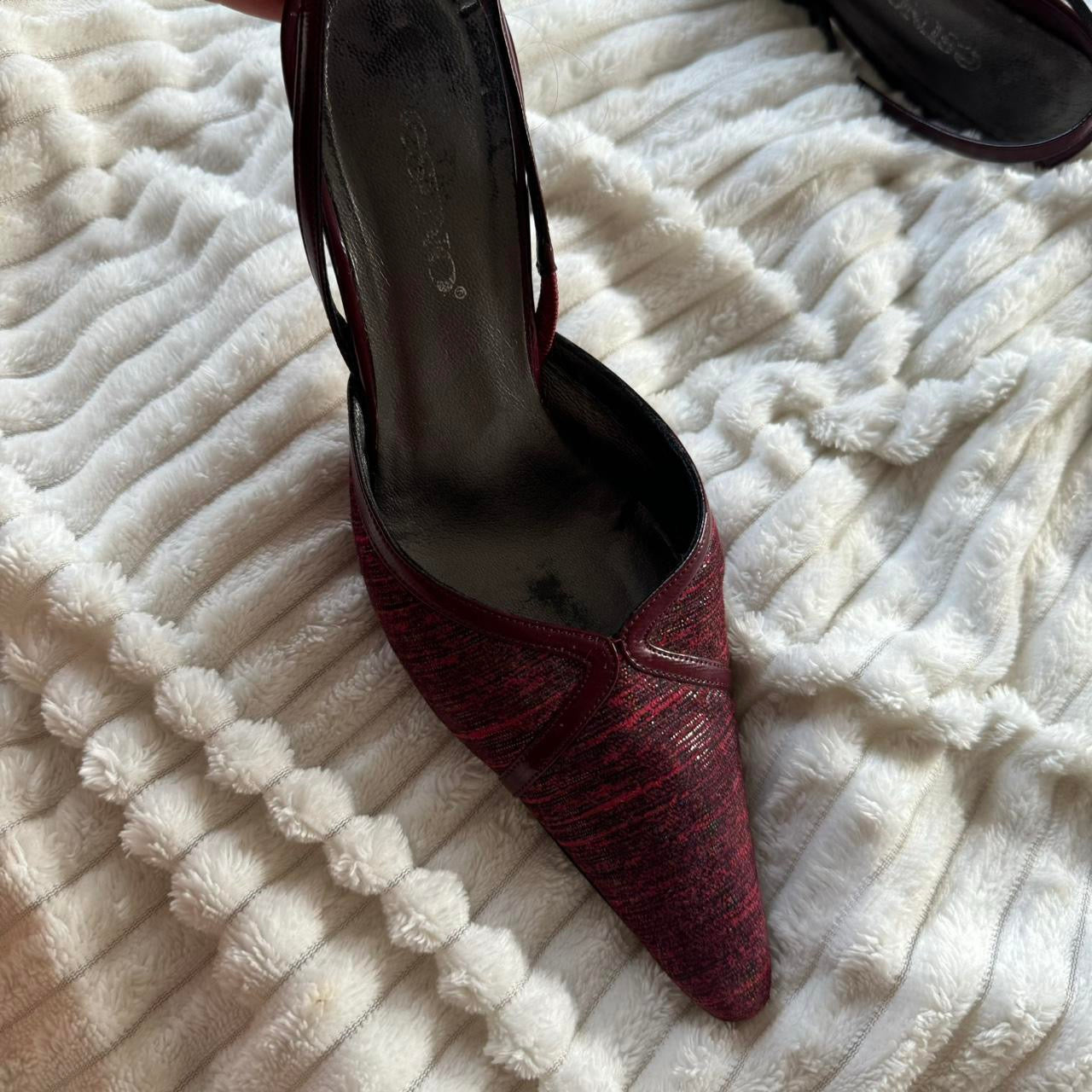 Italian leather heels 6.5