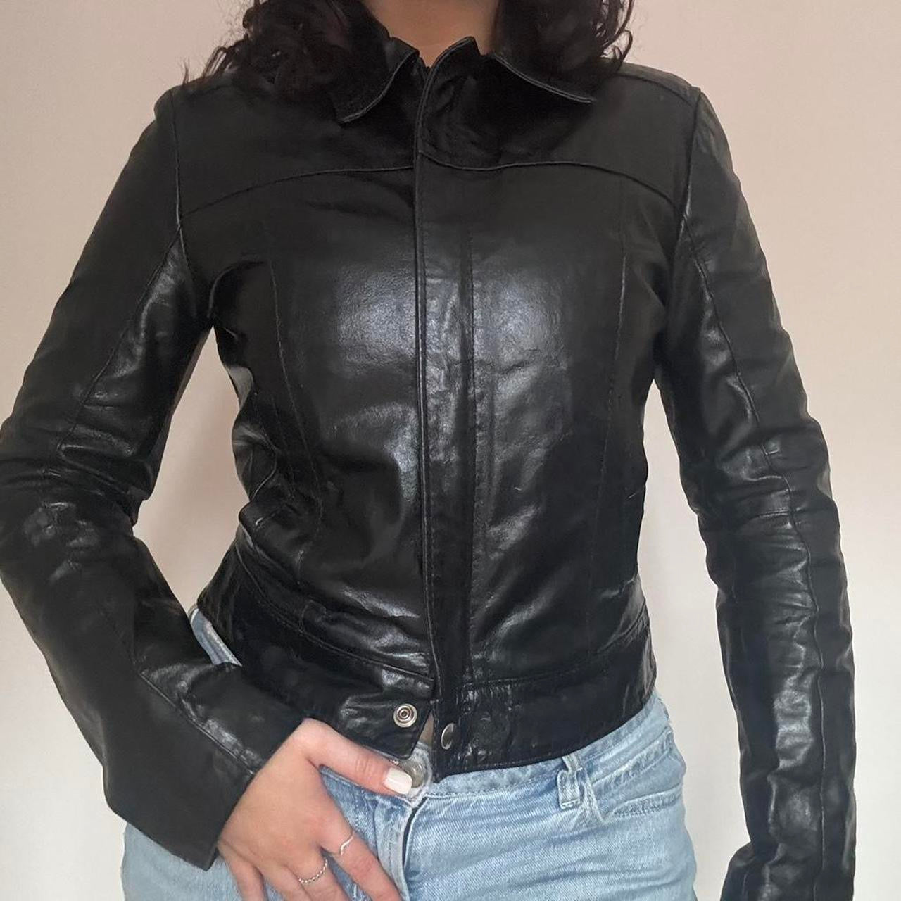 Leather jacket S