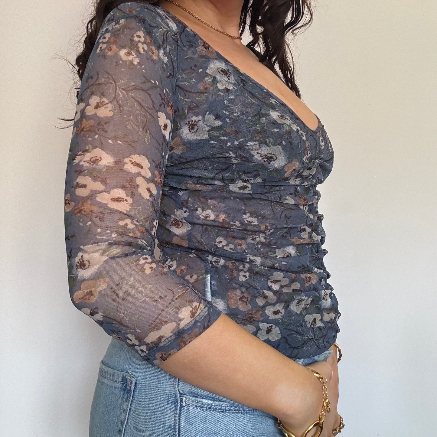 00s double mesh top XS/S