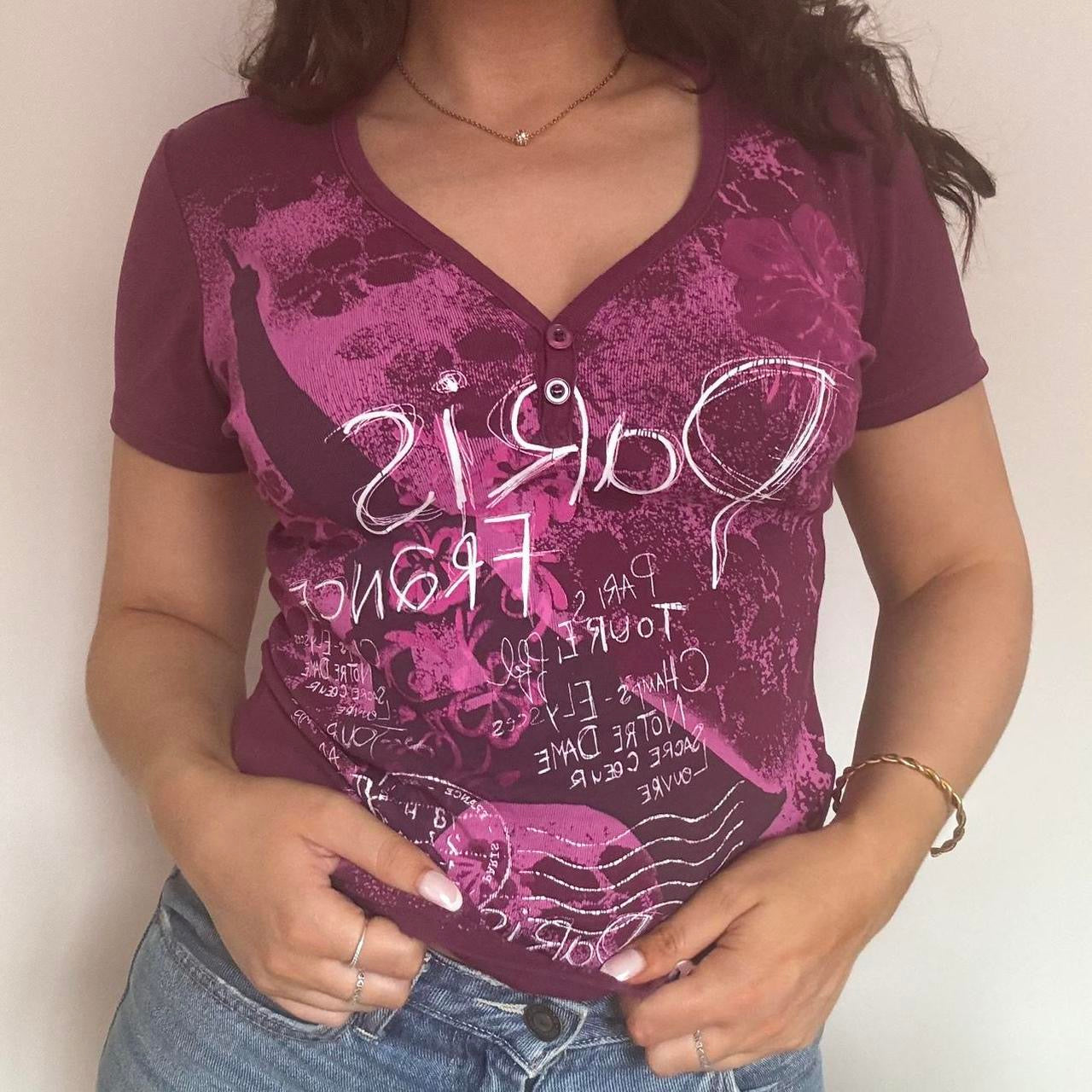 00s Paris tshirt M
