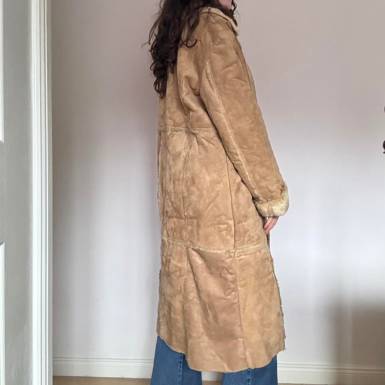 00s tan Afghan coat M