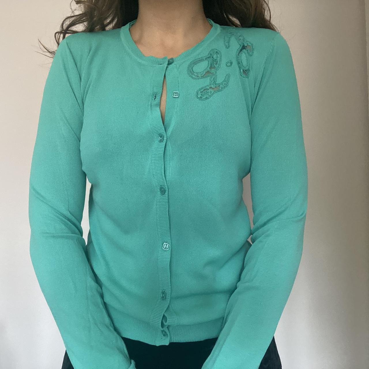 Liu Jo green knit cardigan S