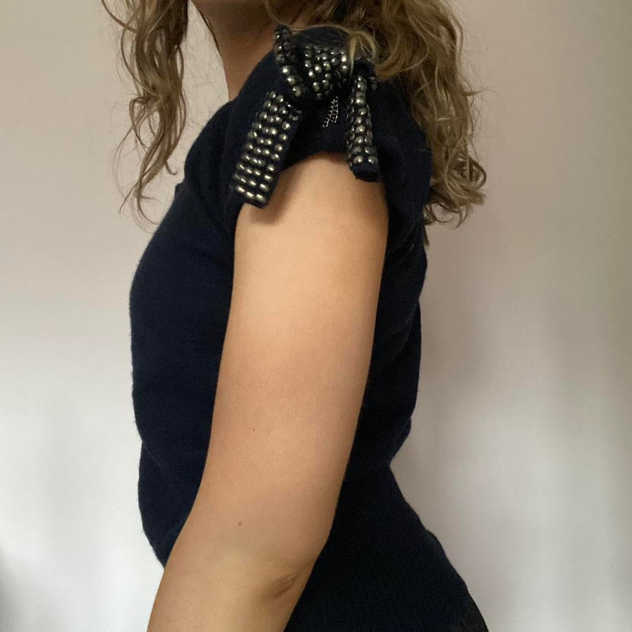 Liu Jo navy wool sweater vest S