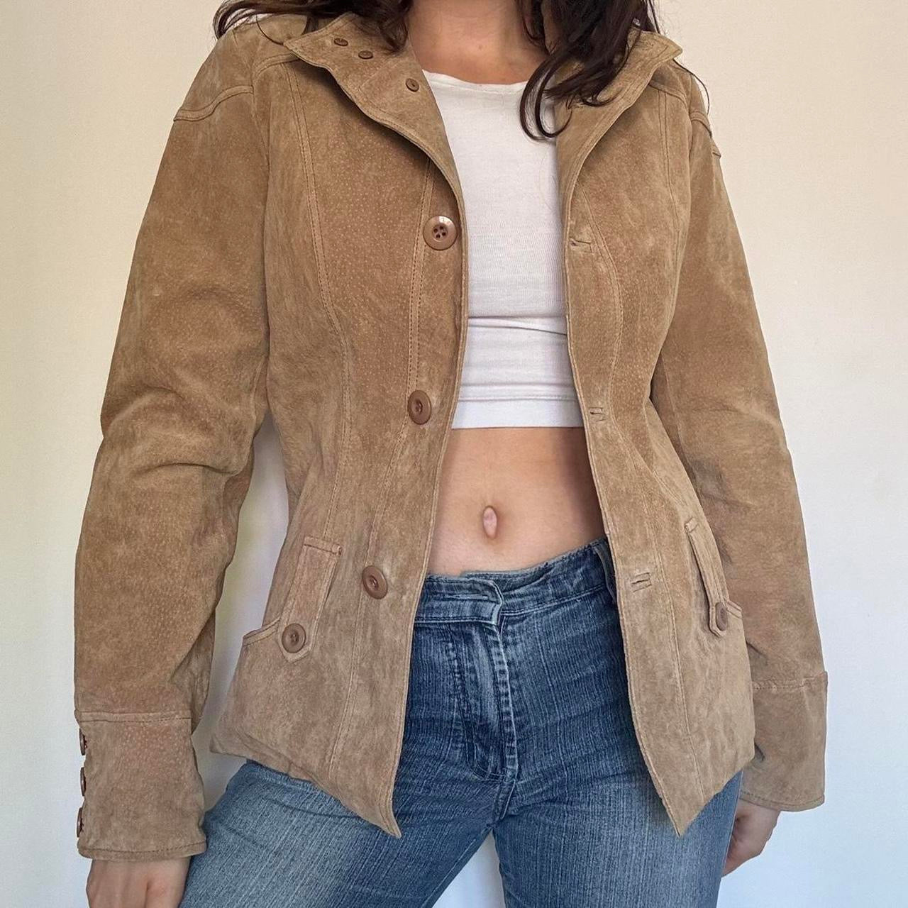 00s suede jacket small