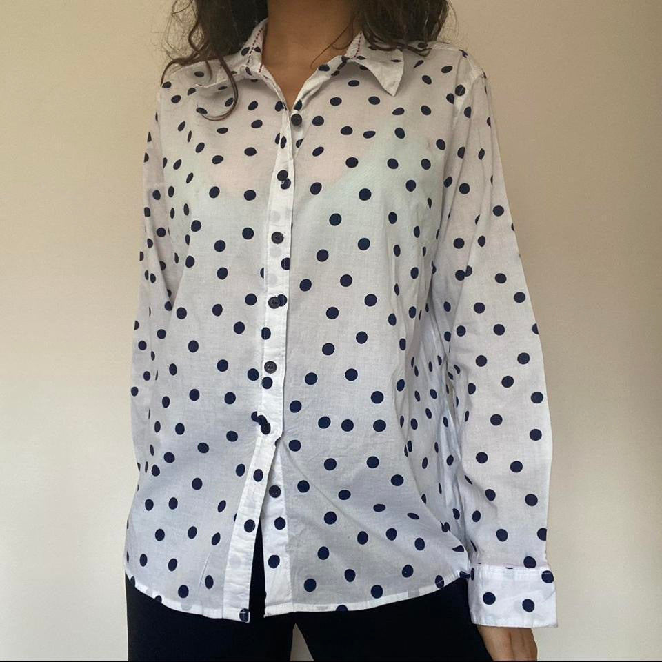 Polka dot shirt large