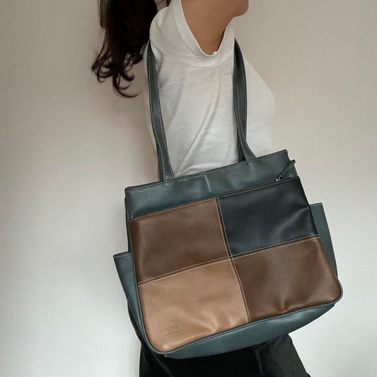 Patchwork leather bag
