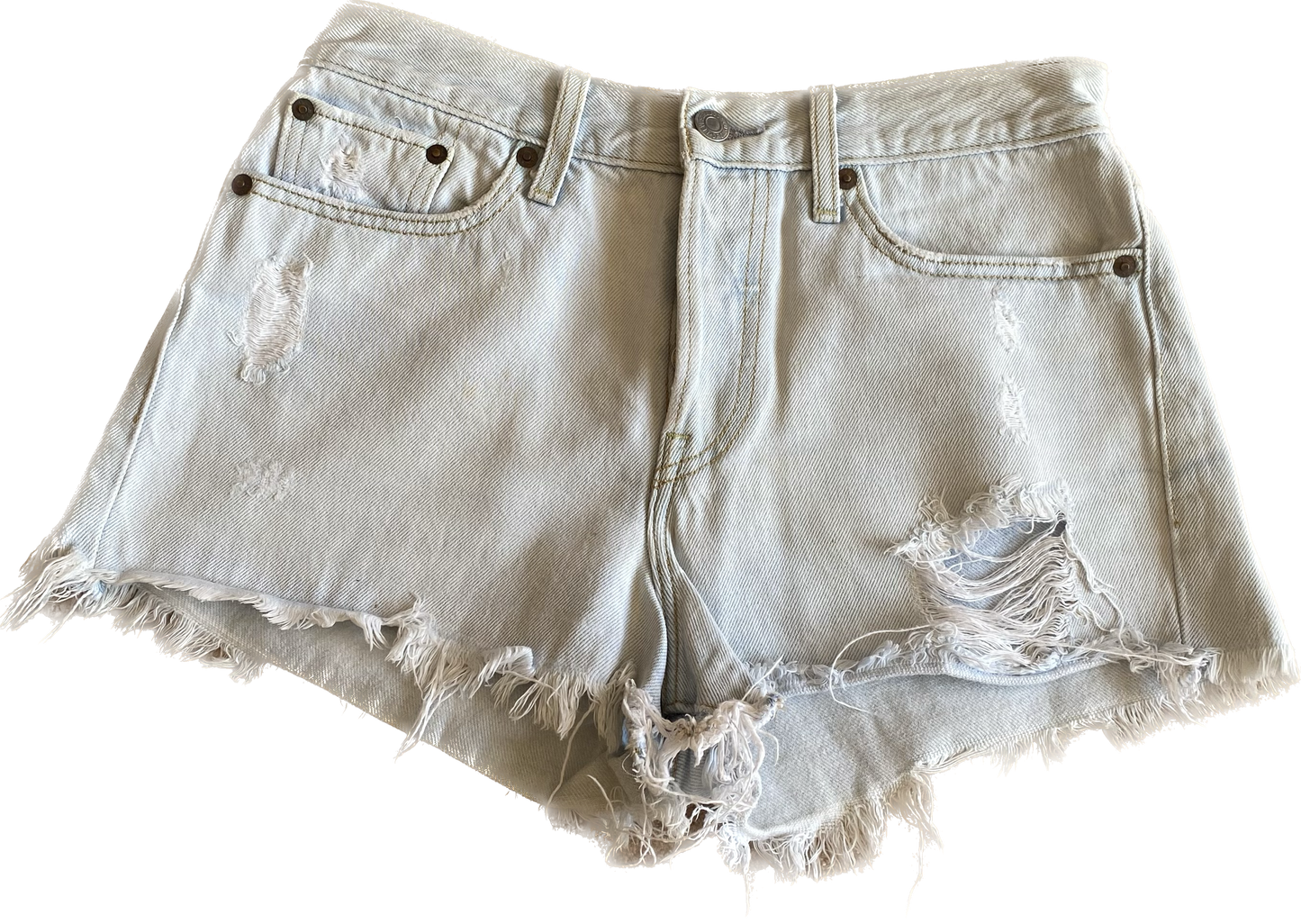 Levi’s light blue denim shorts w29”