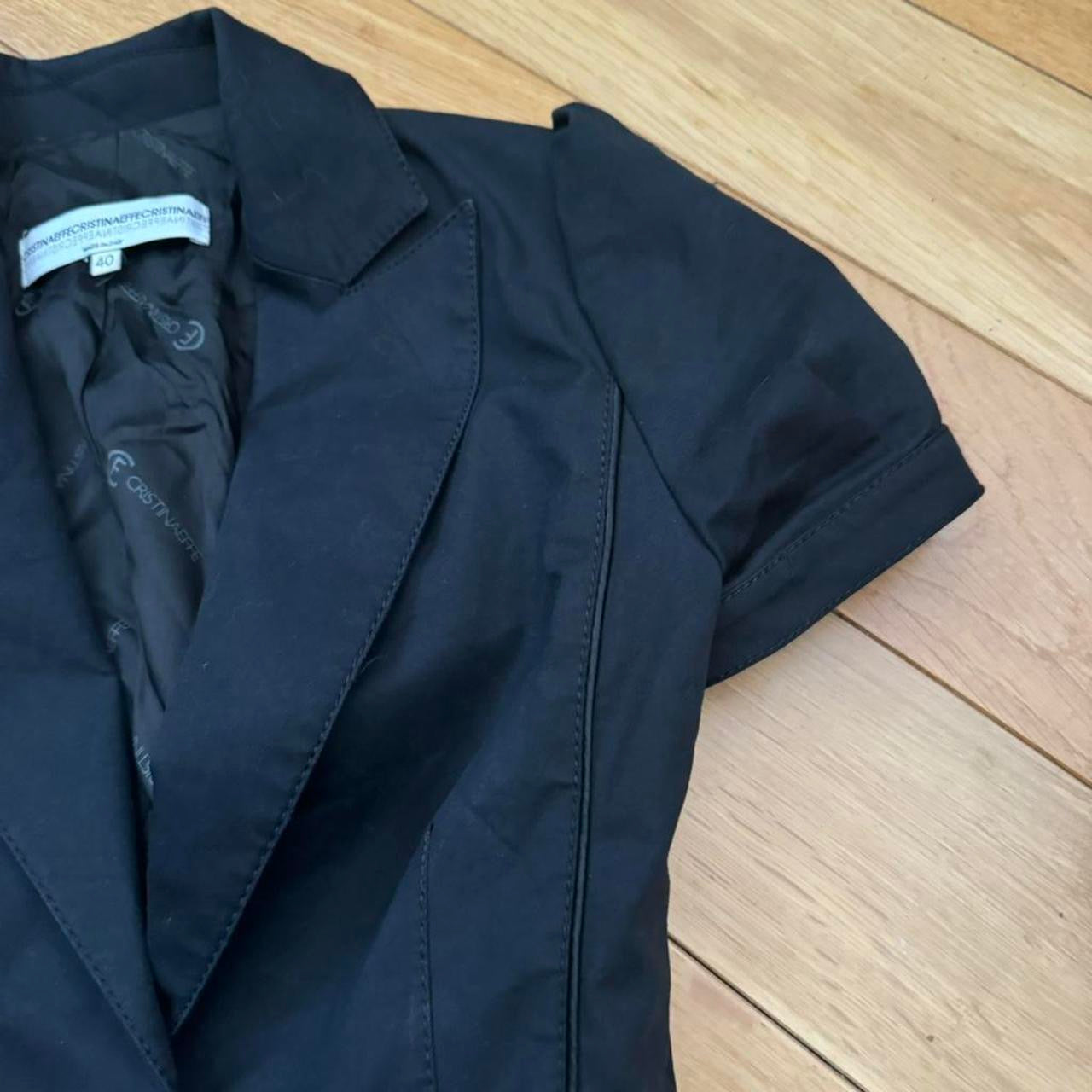 Italian designer blazer top XS