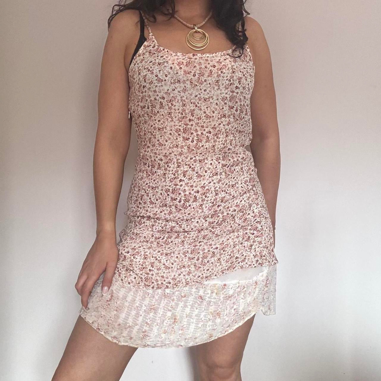 00s floral dress S