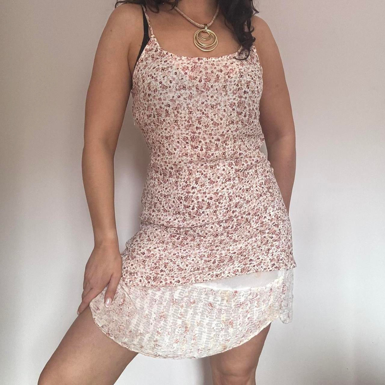 00s floral dress S