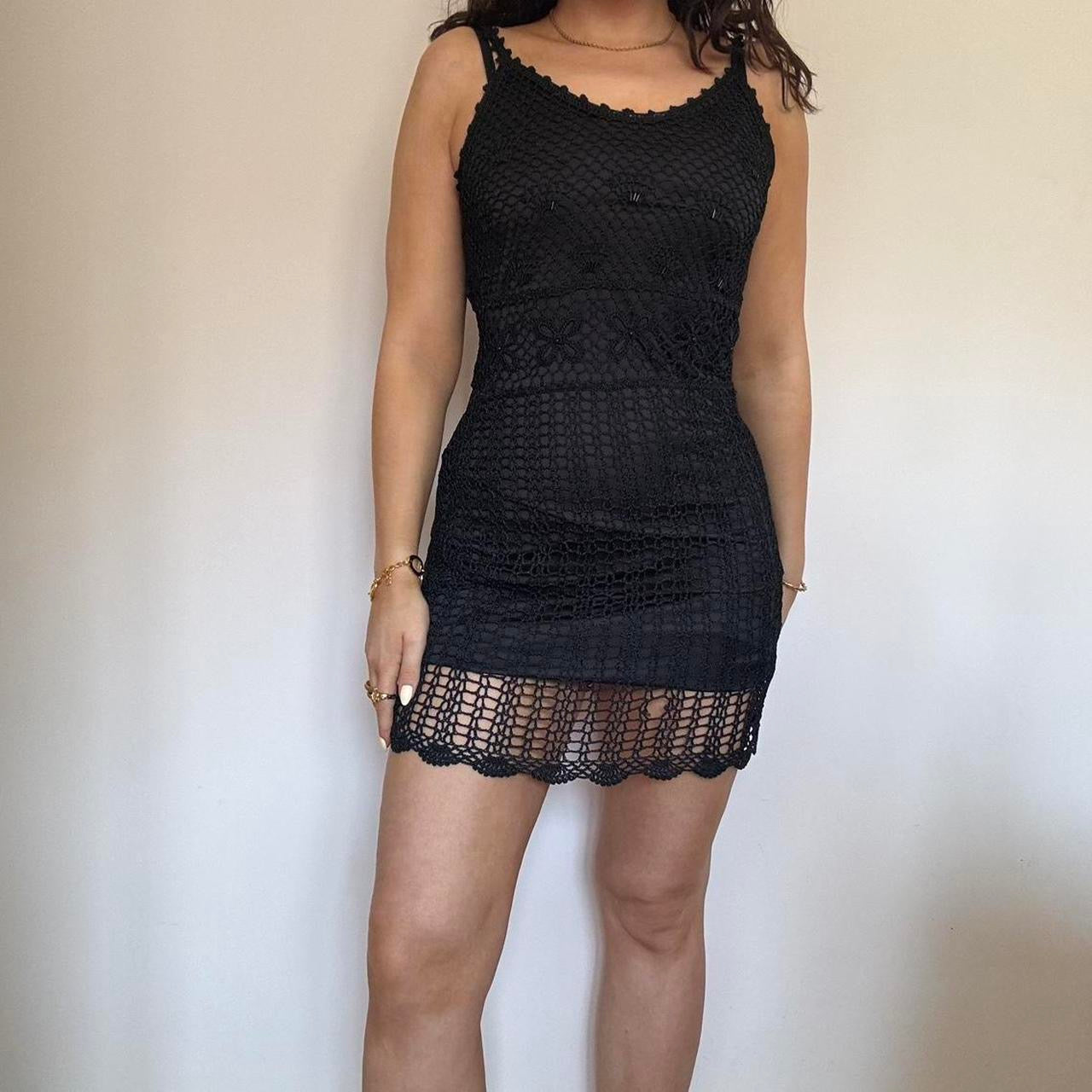 00s crochet dress XS/S