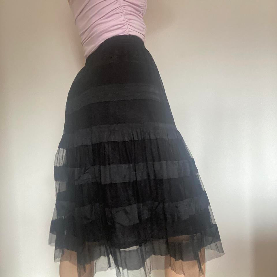 Black fairy midi skirt XS/S