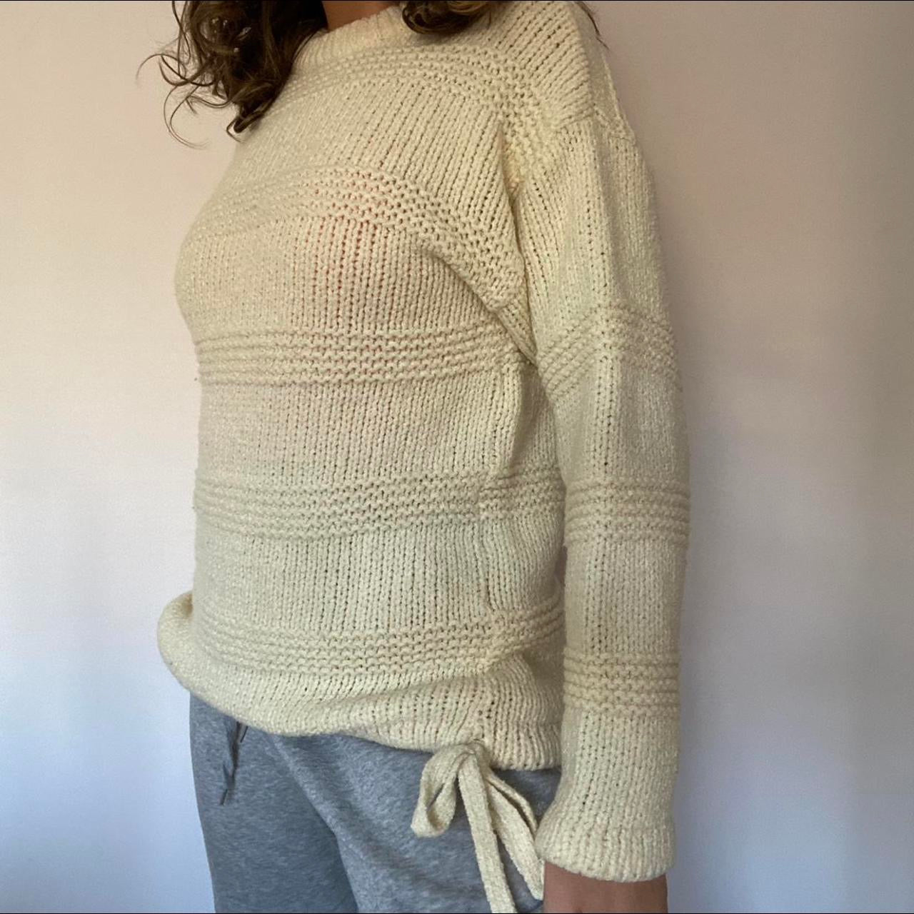 Cream knit jumper S