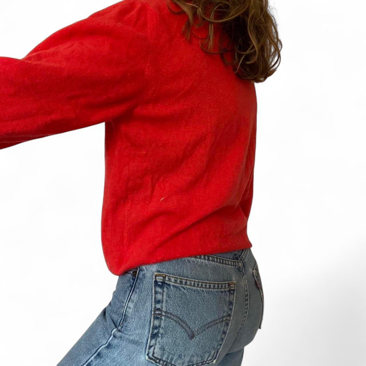 Argyle wool jumper M