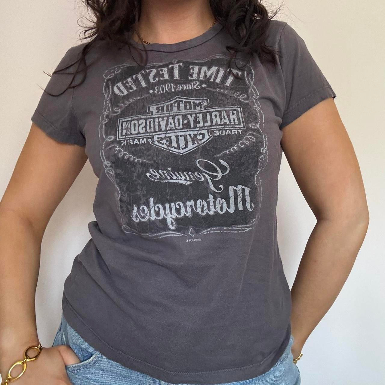 Harley Davidson grey tshirt M