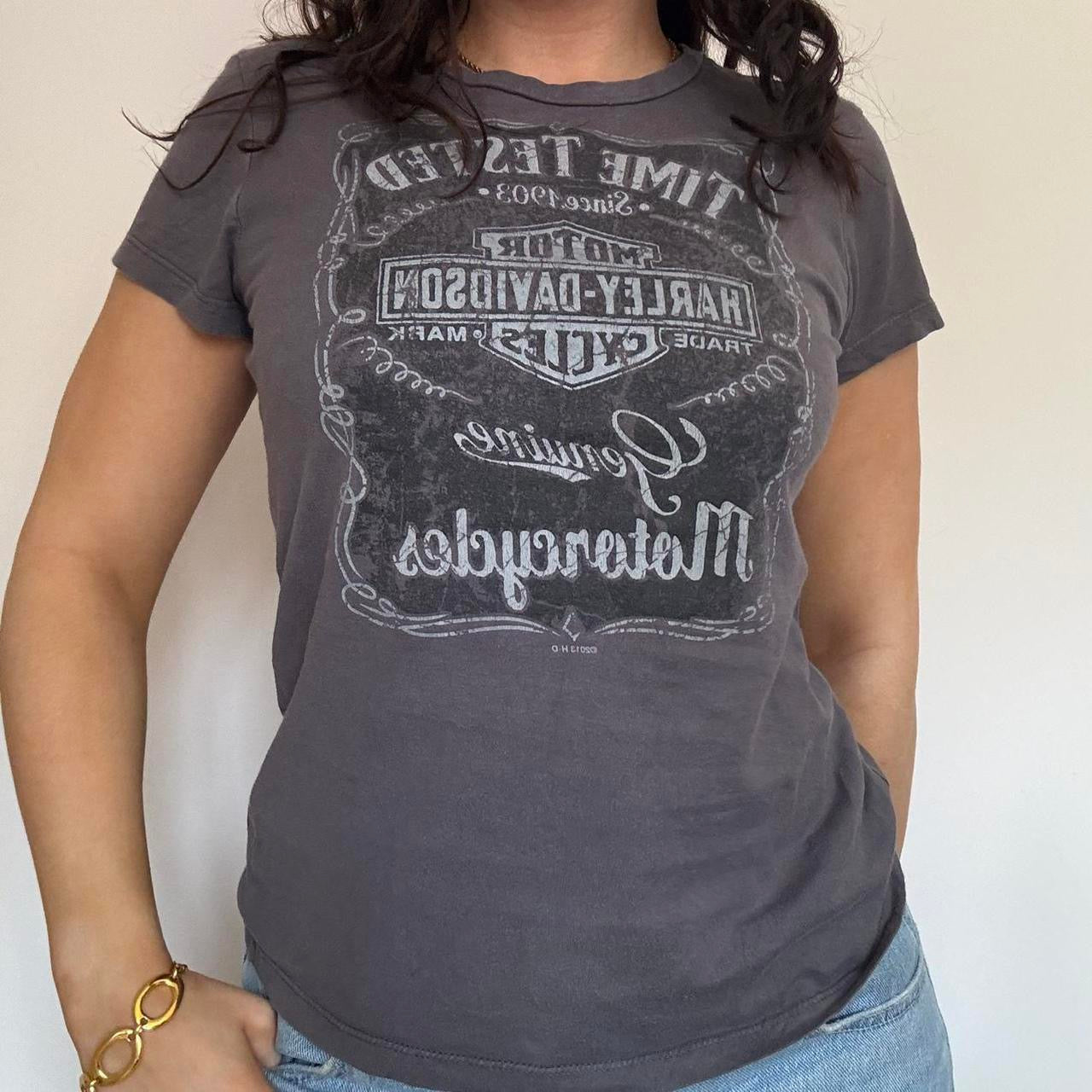 Harley Davidson grey tshirt M