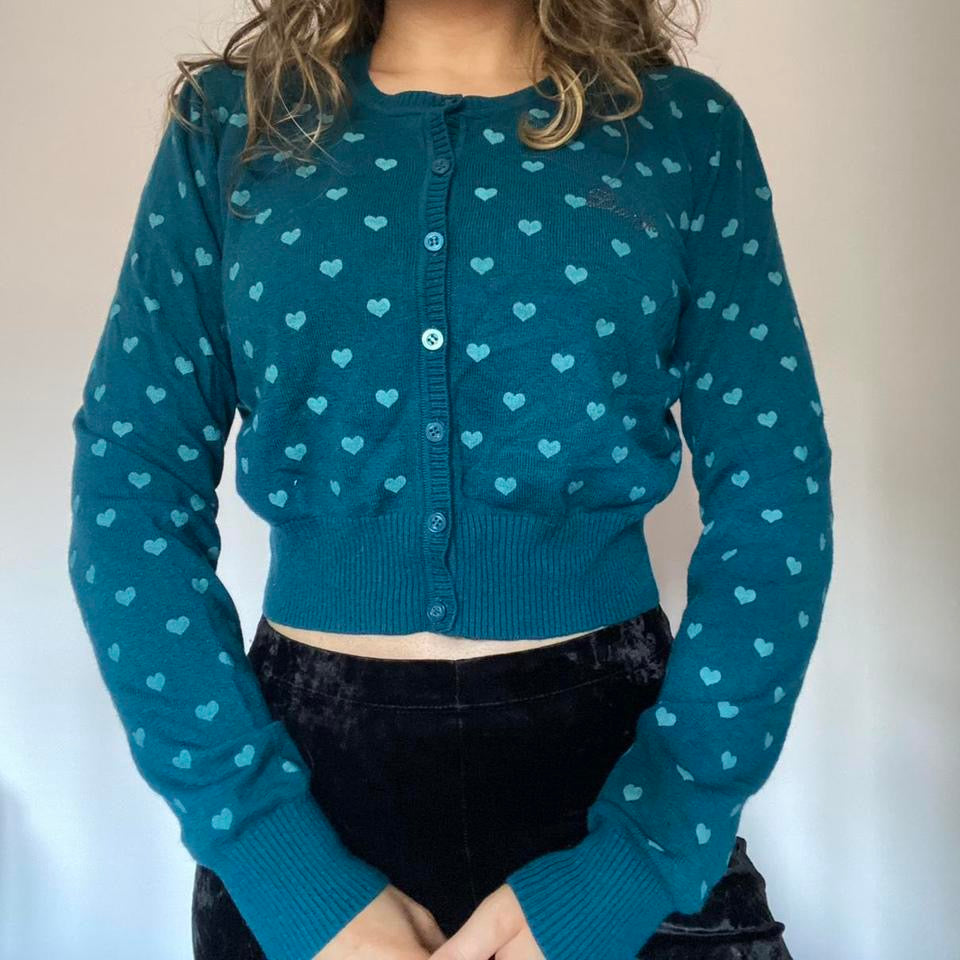 Heart cardigan medium