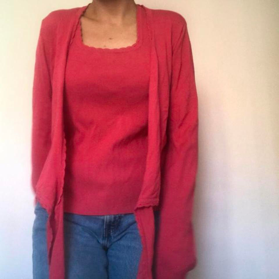 Top & cardigan co-ord medium