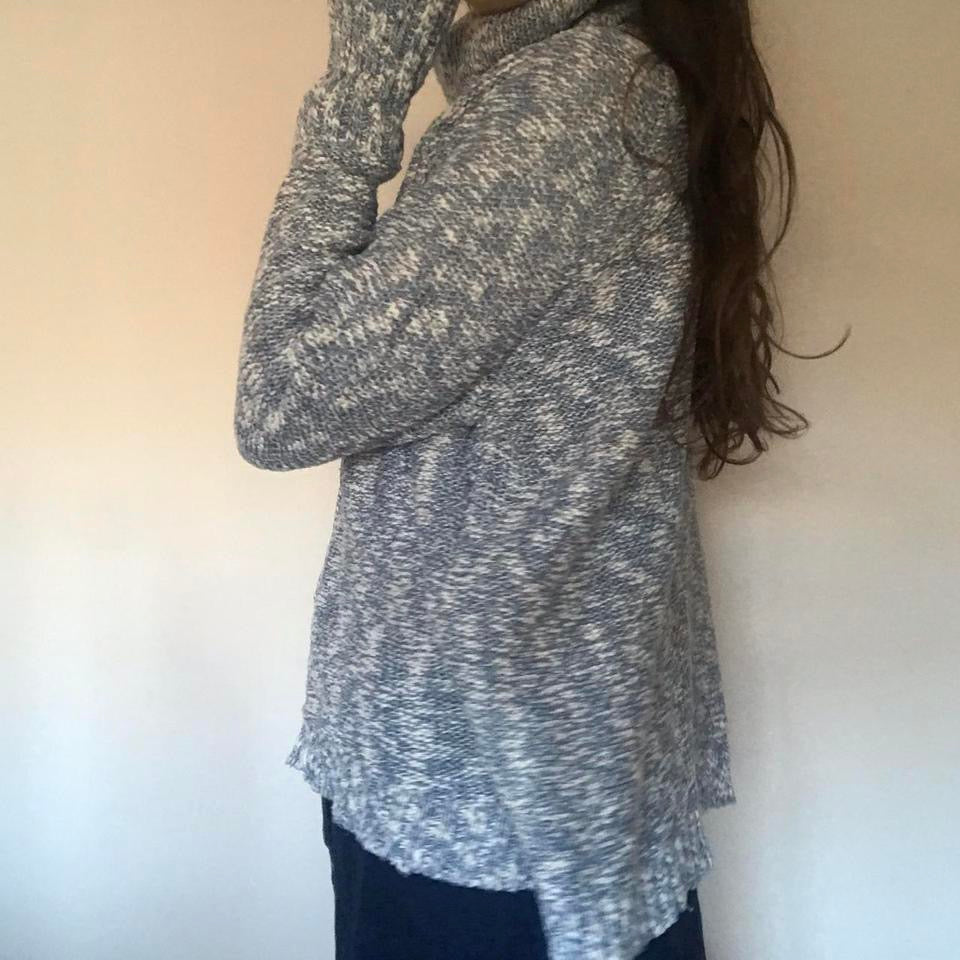 Chaps roll neck blue jumper large