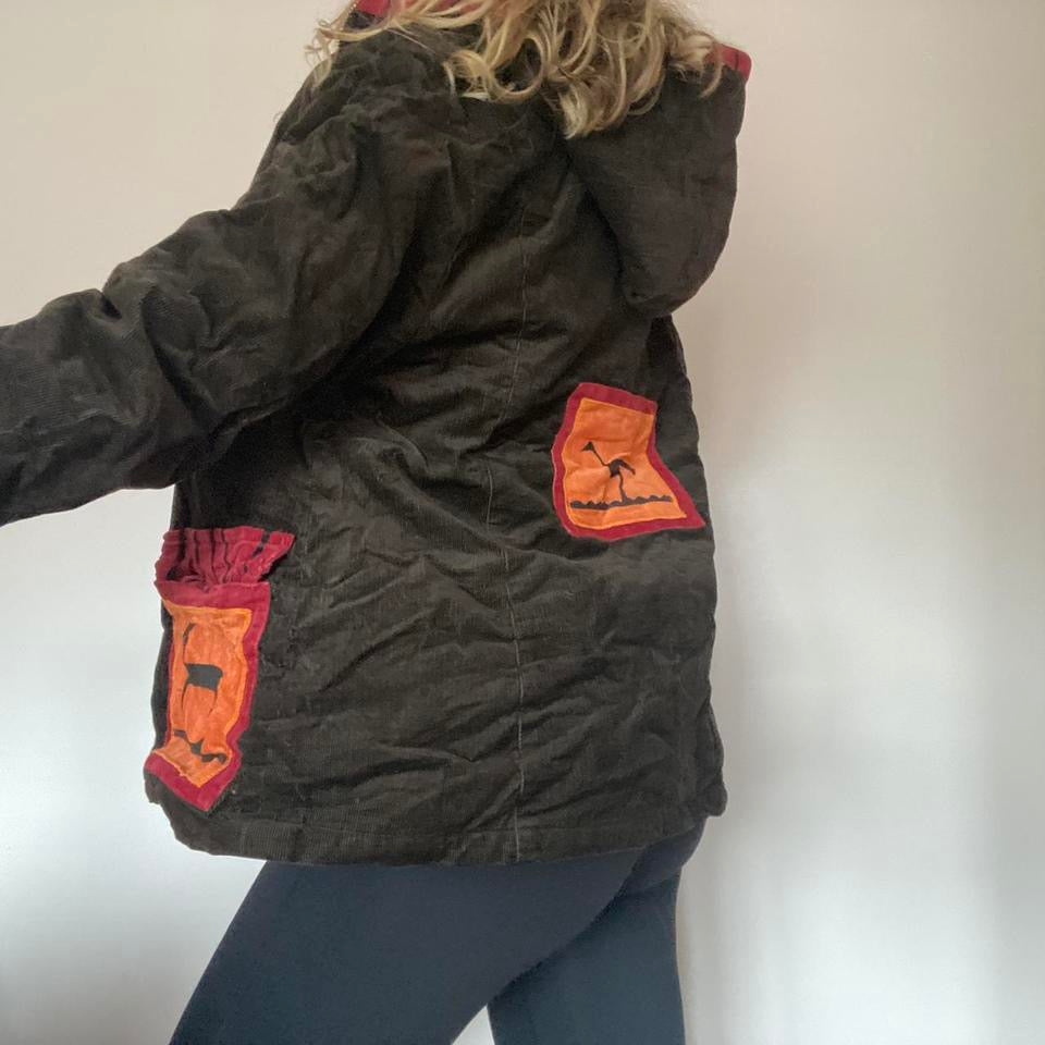 Corduroy alpaca jacket large
