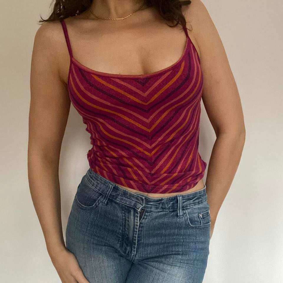 00s pink cami top XS/S