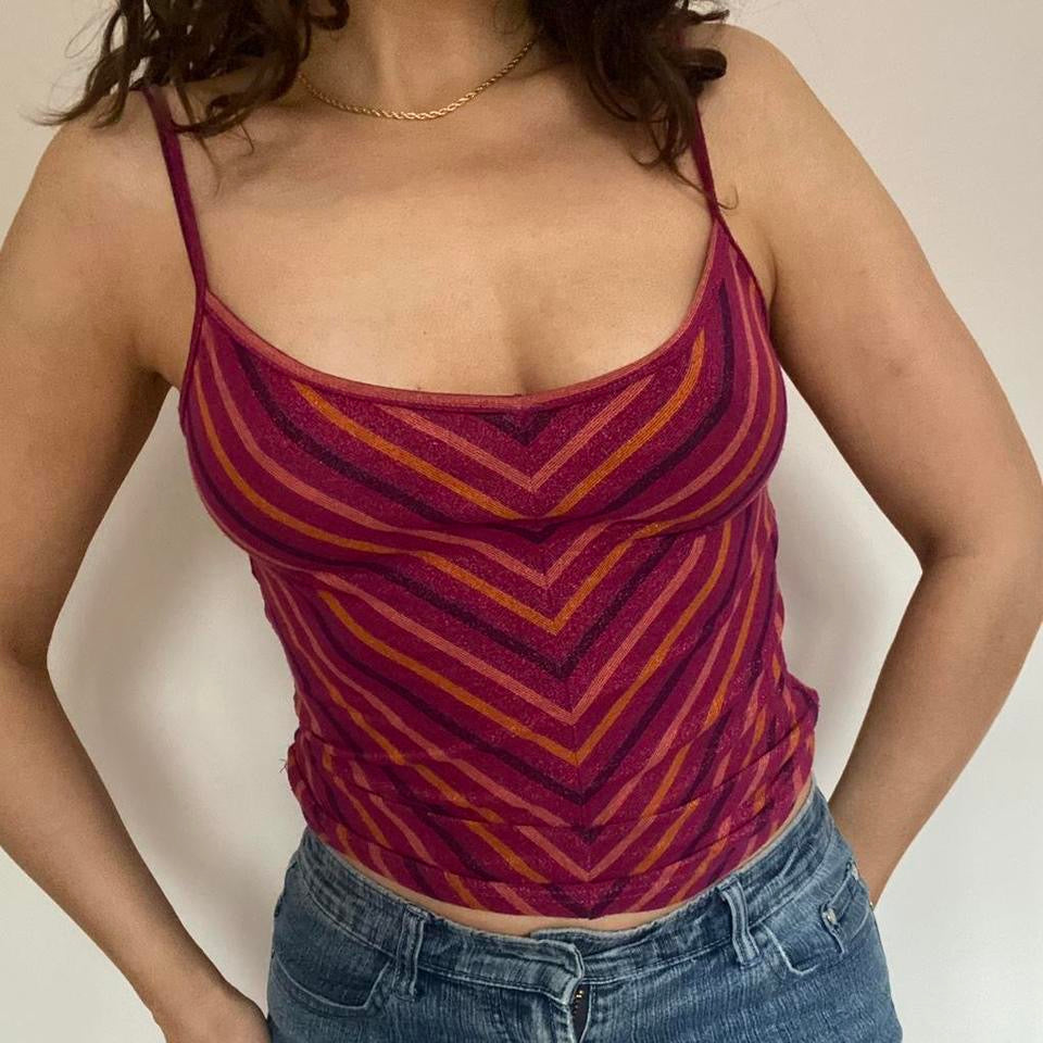 00s pink cami top XS/S