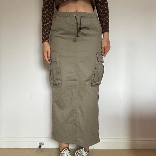 00s Maxi cargo skirt medium